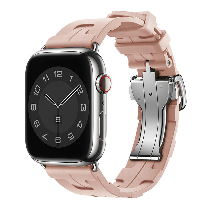 Unisex Watch Band Compatible with Apple Watch Silicone Strap