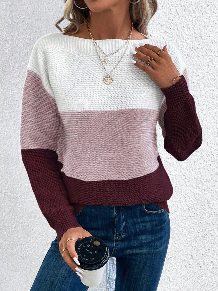 Womens Knit Sweater Cozy Winter Fit