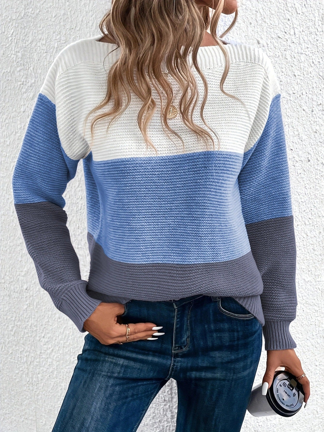 Womens Knit Sweater Cozy Winter Fit
