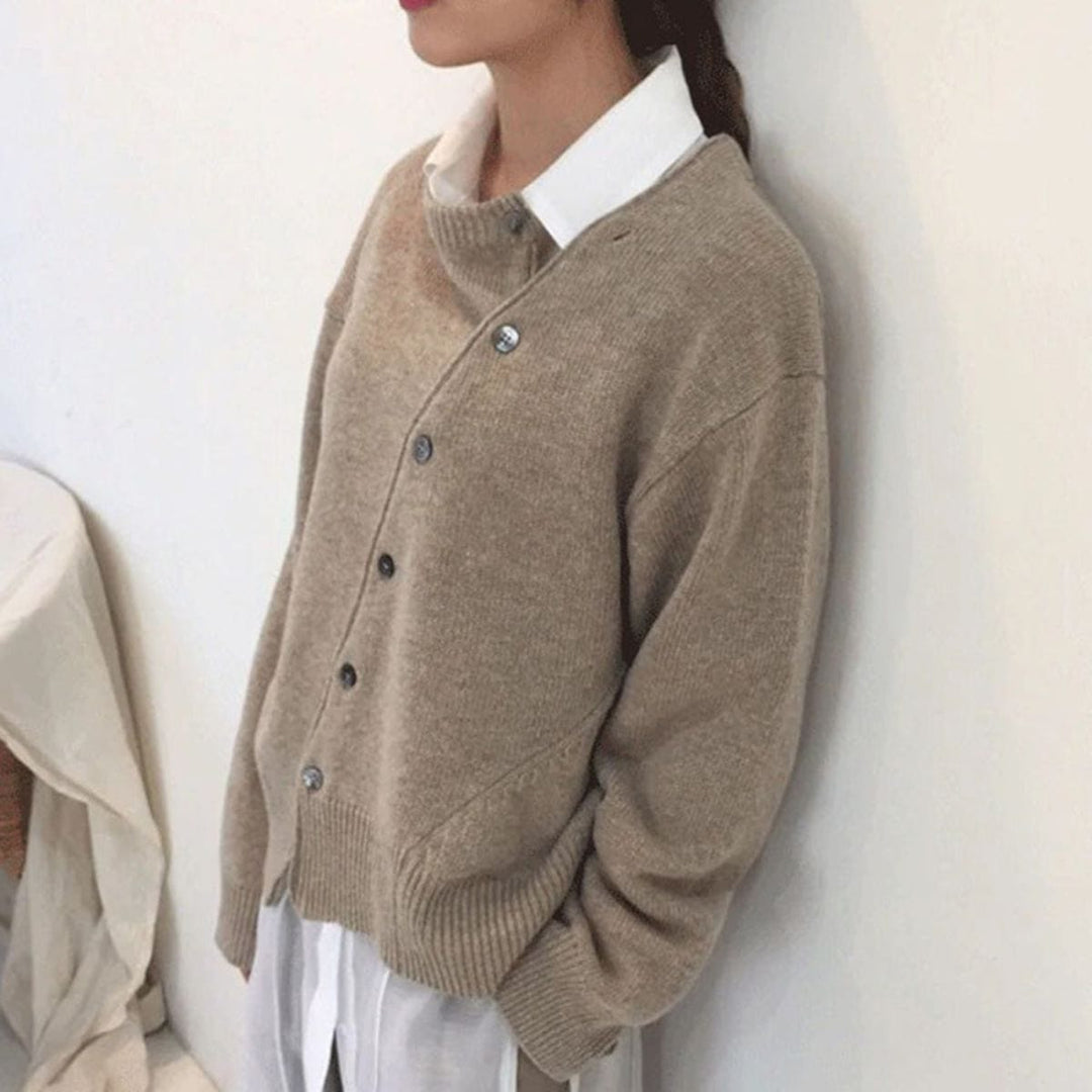 Womens Knit Sweater Classic Fit Soft Sienna - BritishMode