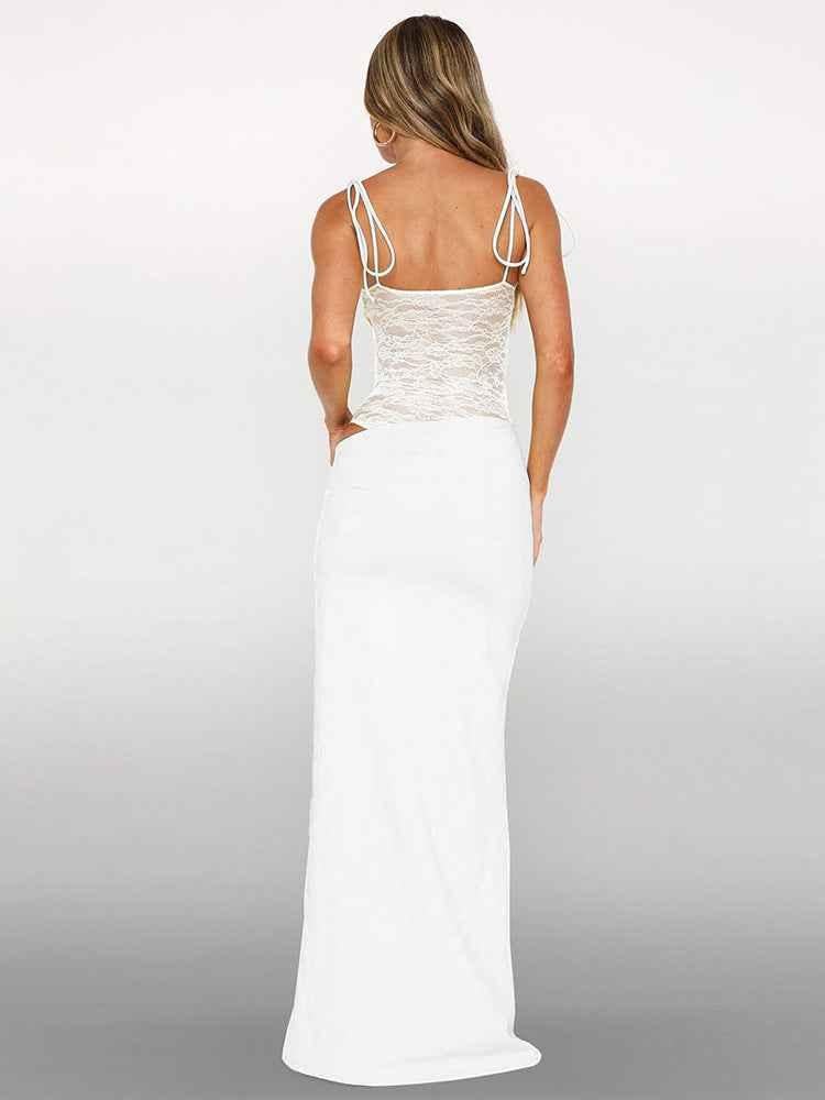 Womens Maxi Dress Lace Whisper Style