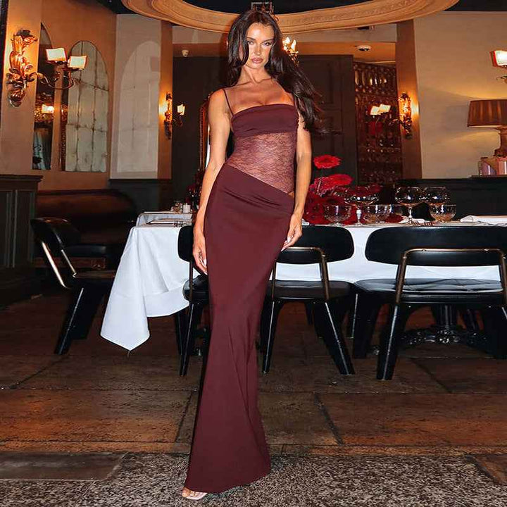 Womens Maxi Dress Lace Whisper Style