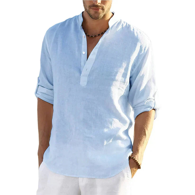 Mens Summer Shirt Lightweight Relaxed Fit