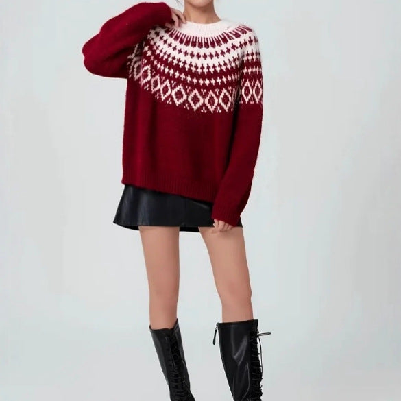 Unisex Pullover Sweater Knit Regular Fit