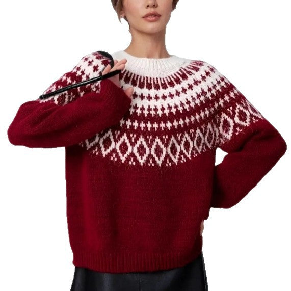 Unisex Pullover Sweater Knit Regular Fit