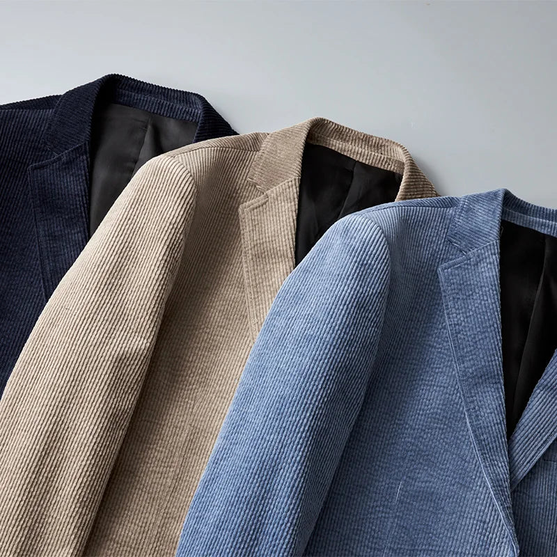 Mens Corduroy Blazer Smart Fit
