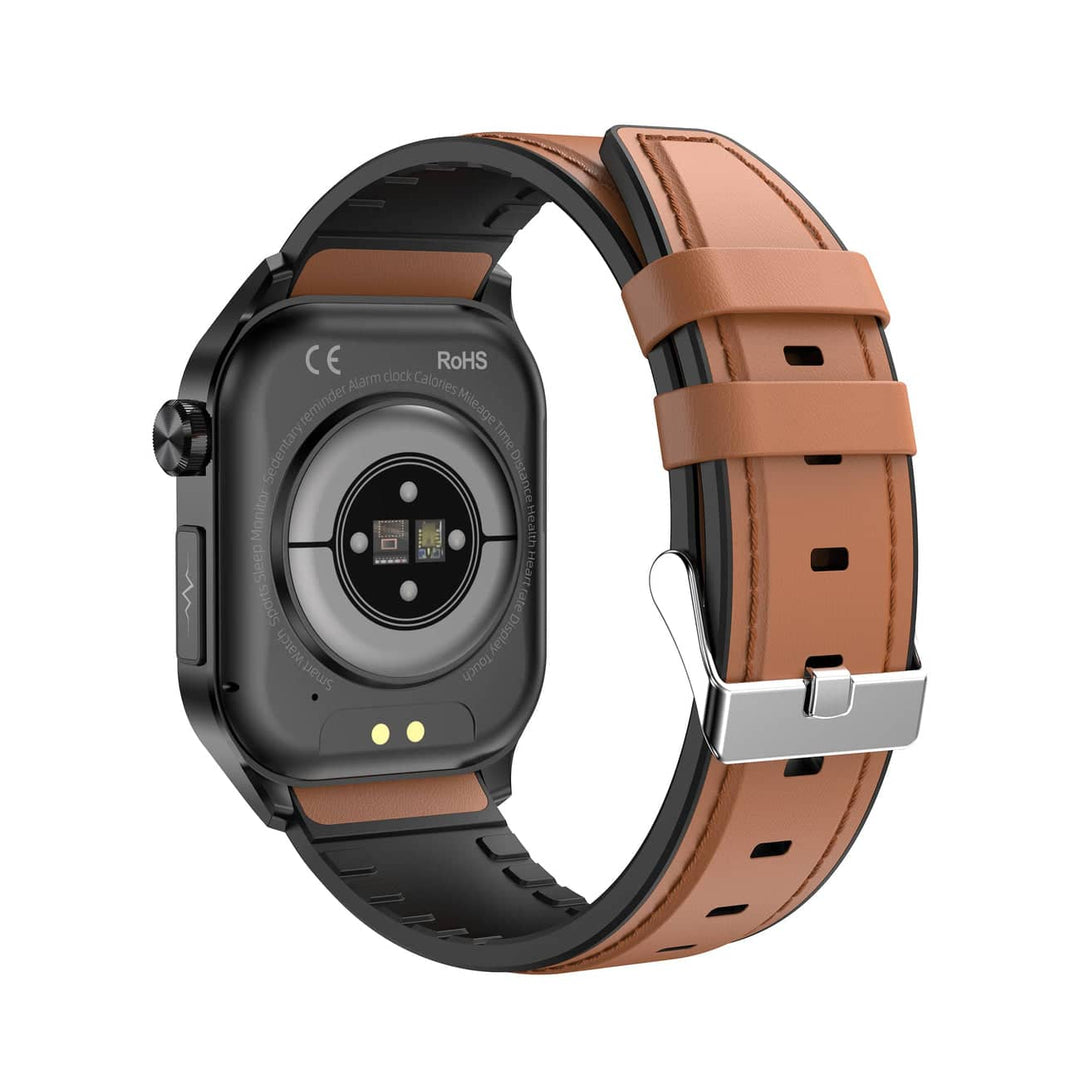 Unisex Smartwatch with ECG Blood Sugar and Blood Pressure Monitoring