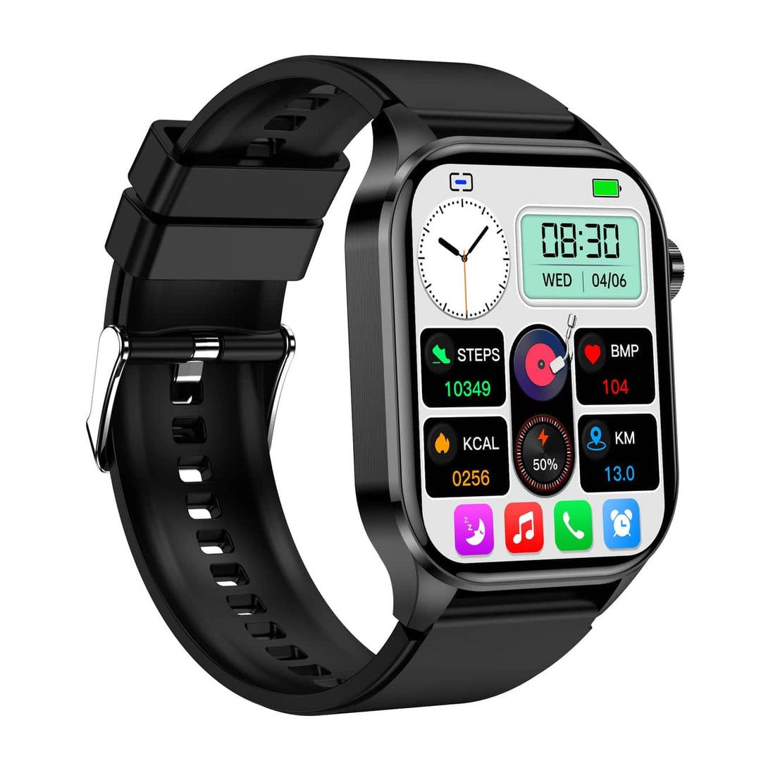 Unisex Smartwatch with ECG Blood Sugar and Blood Pressure Monitoring
