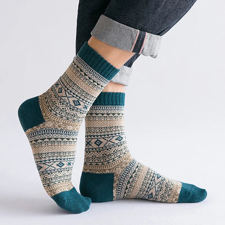 Unisex Wool Socks Scandinavian Sheep Wool Warm