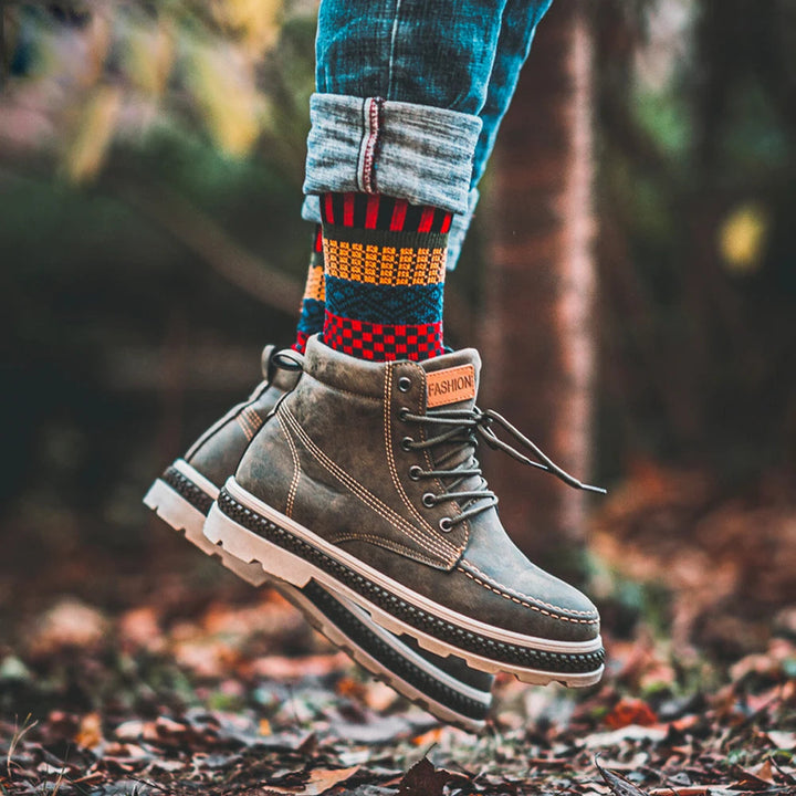 Unisex Wool Socks Scandinavian Sheep Wool Warm - BritishMode