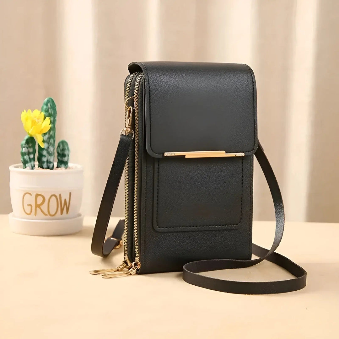 Womens Leather Shoulder Bag Soft Anti-Theft Protection