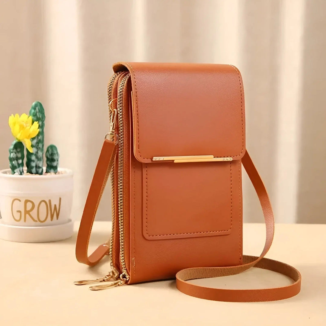 Womens Leather Shoulder Bag Soft Anti-Theft Protection