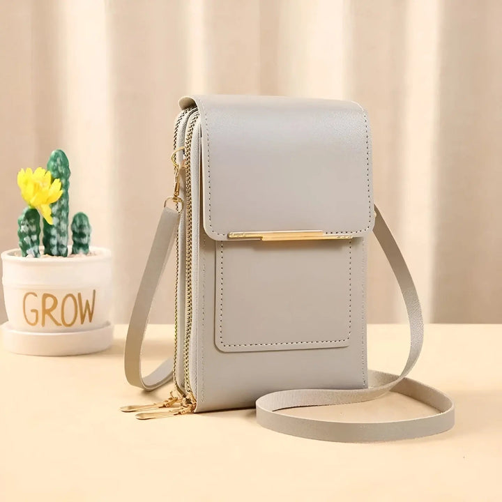Womens Leather Shoulder Bag Soft Anti-Theft Protection