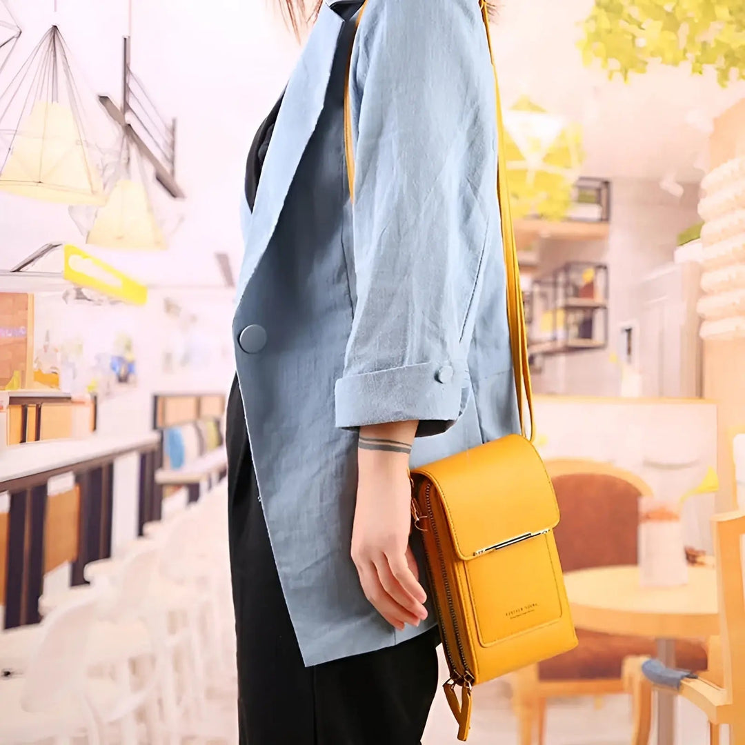 Womens Leather Shoulder Bag Soft Anti-Theft Protection
