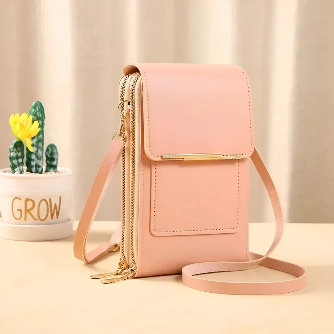 Womens Leather Shoulder Bag Soft Anti-Theft Protection