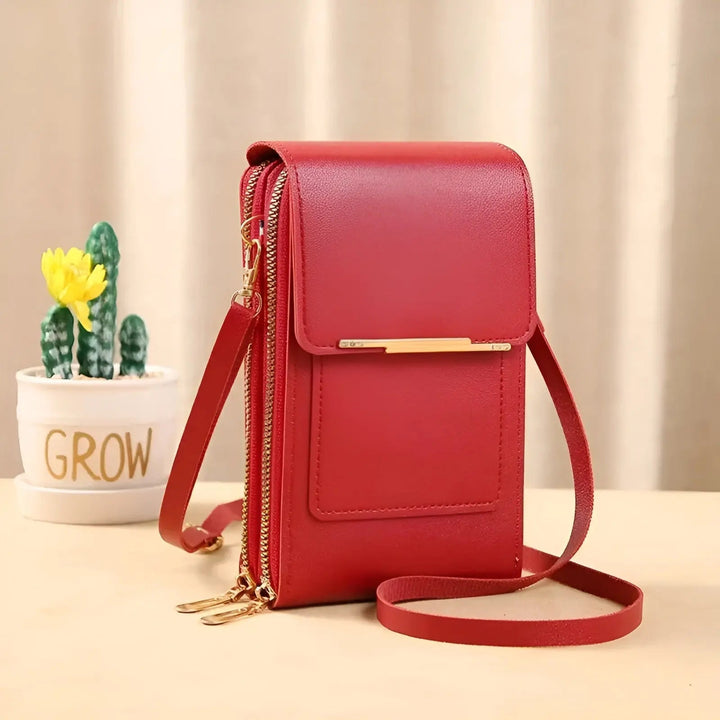 Womens Leather Shoulder Bag Soft Anti-Theft Protection