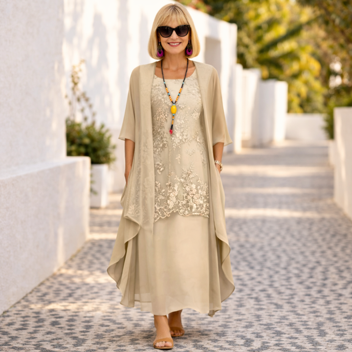 Womens Midi Dress with Collared Neckline Solid Shirt Style