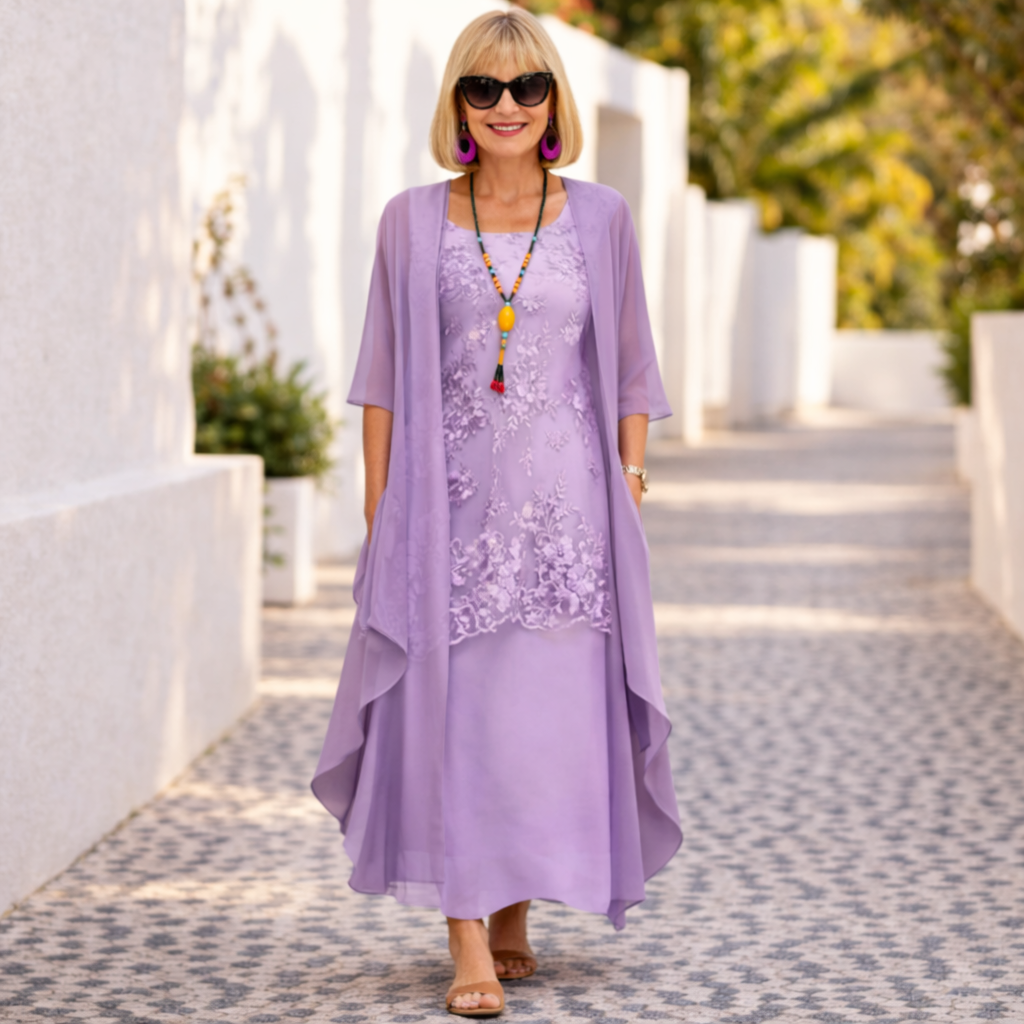 Womens Midi Dress with Collared Neckline Solid Shirt Style