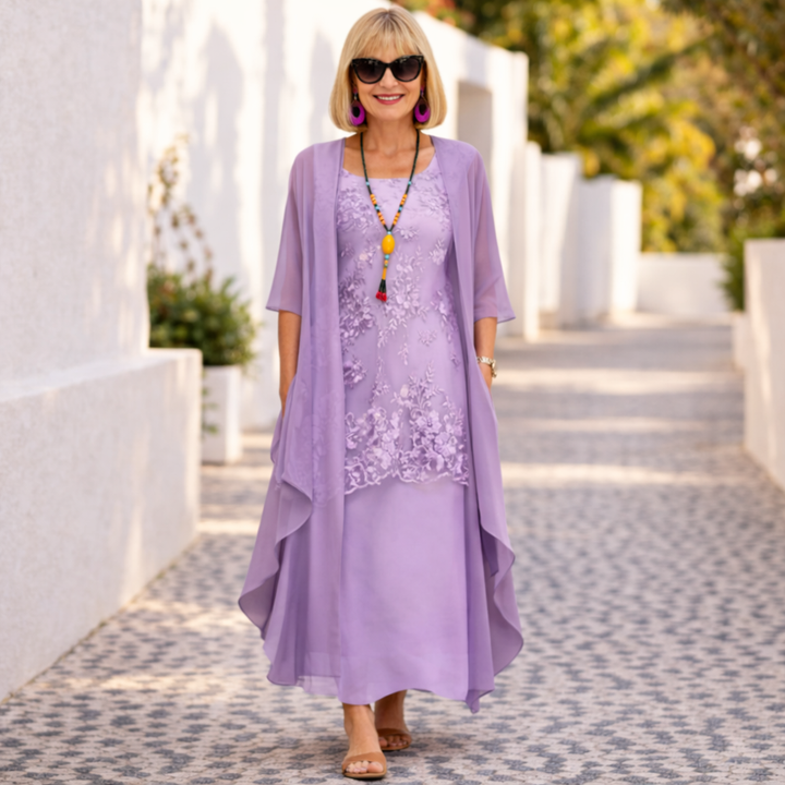 Womens Midi Dress with Collared Neckline Solid Shirt Style
