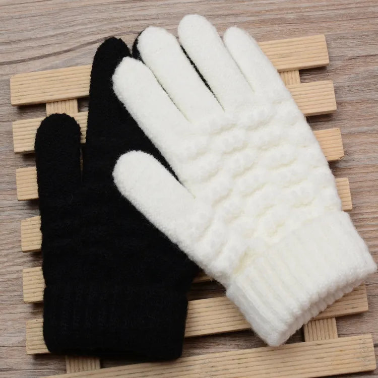 Womens Knitted Gloves Stylish Functional Fit