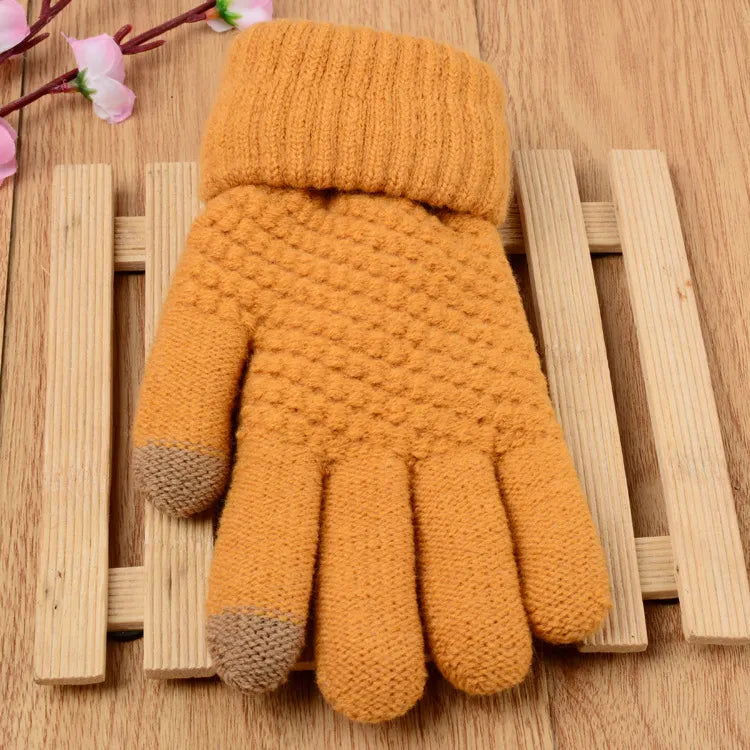 Womens Knitted Gloves Stylish Functional Fit