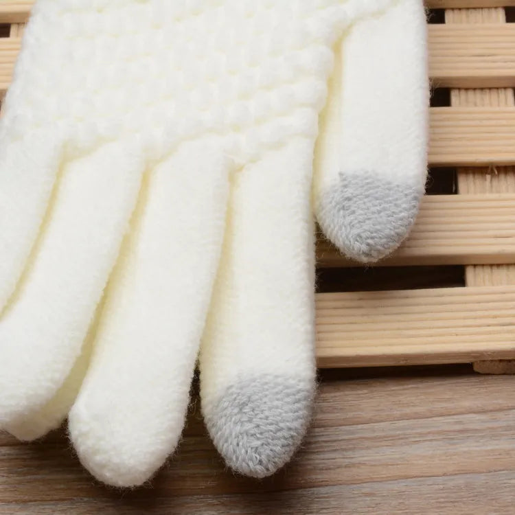 Womens Knitted Gloves Stylish Functional Fit