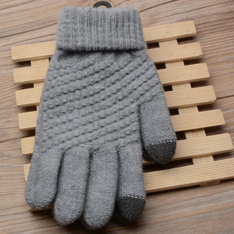 Womens Knitted Gloves Stylish Functional Fit