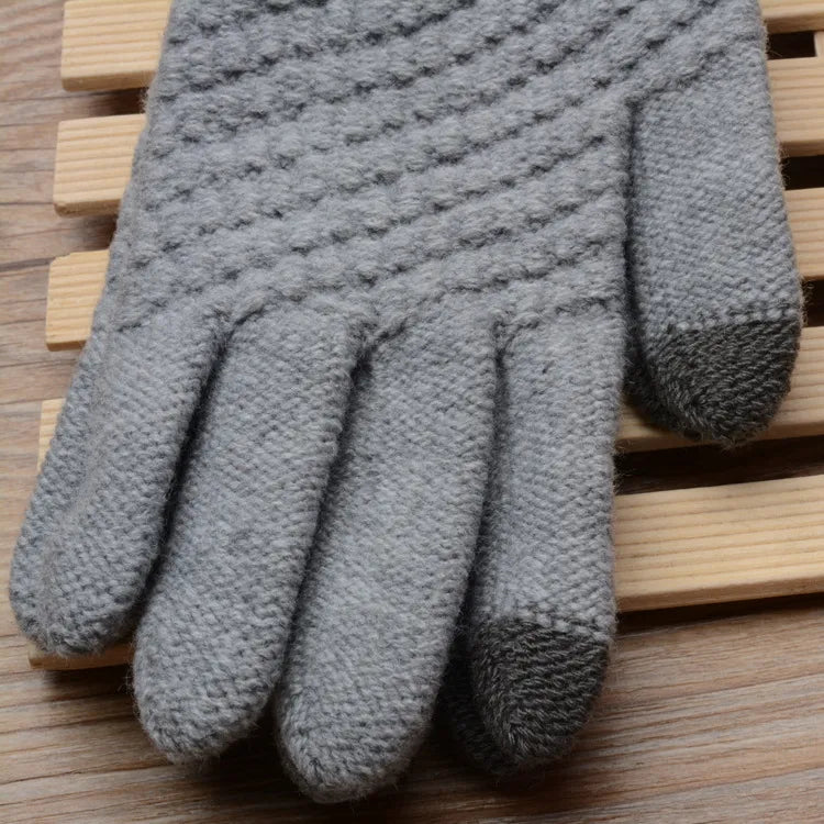 Womens Knitted Gloves Stylish Functional Fit
