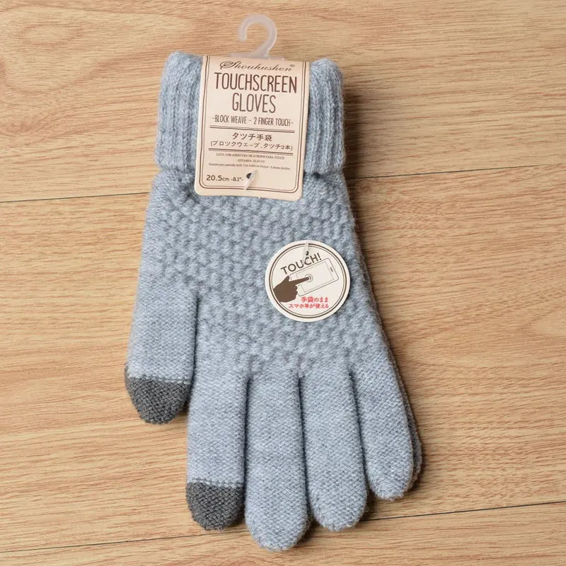 Womens Knitted Gloves Stylish Functional Fit