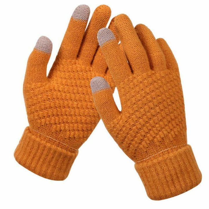 Womens Knitted Gloves Stylish Functional Fit