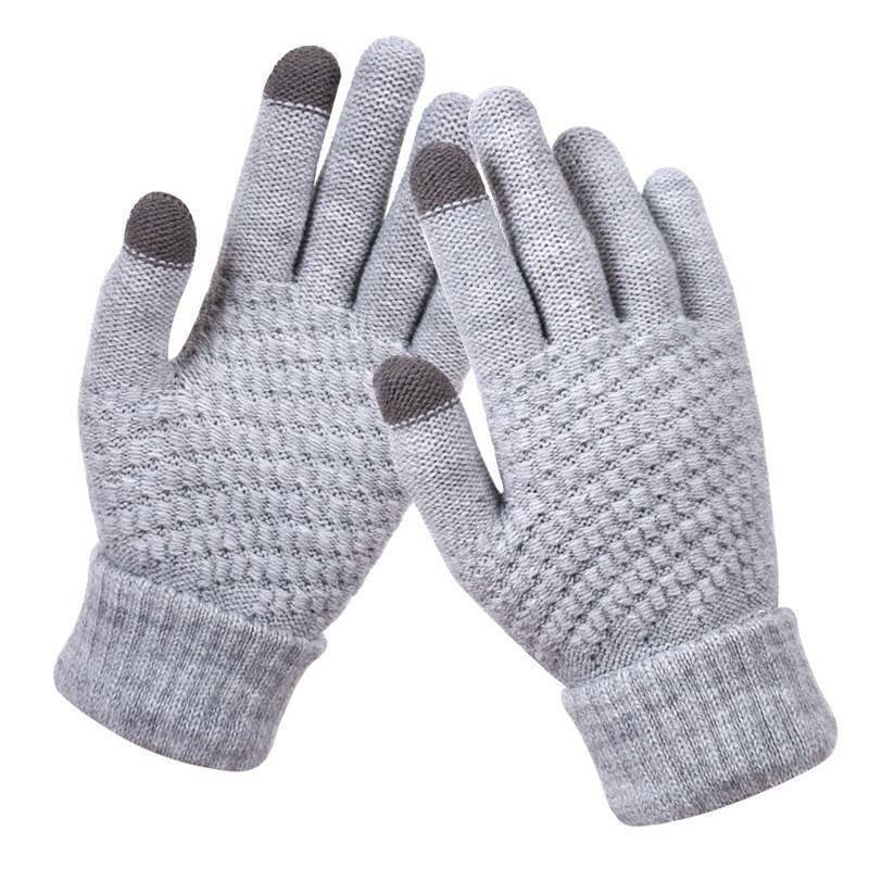 Womens Knitted Gloves Stylish Functional Fit