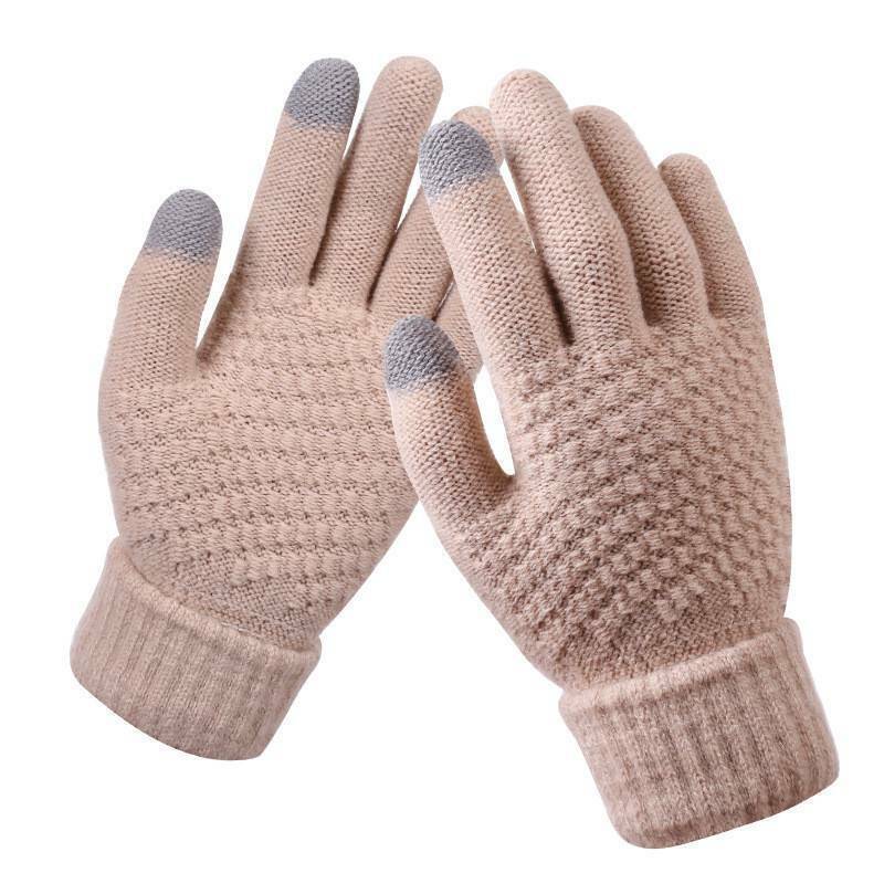 Womens Knitted Gloves Stylish Functional Fit