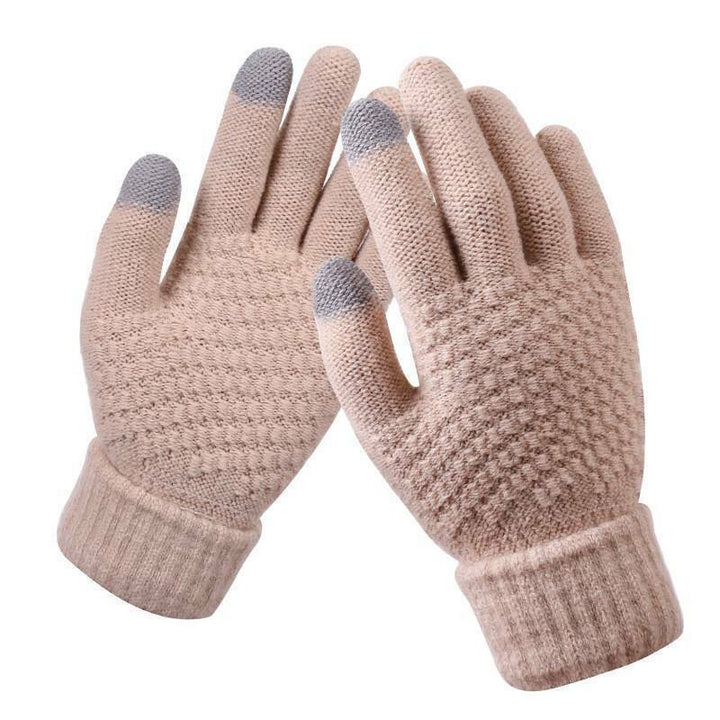 Womens Knitted Gloves Stylish Functional Fit