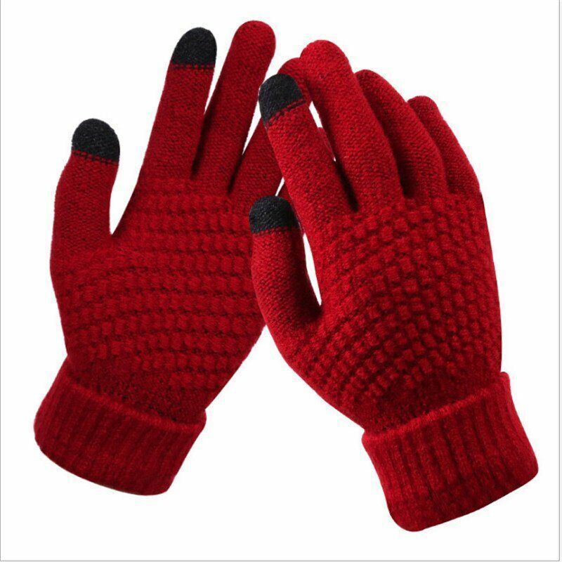Womens Knitted Gloves Stylish Functional Fit