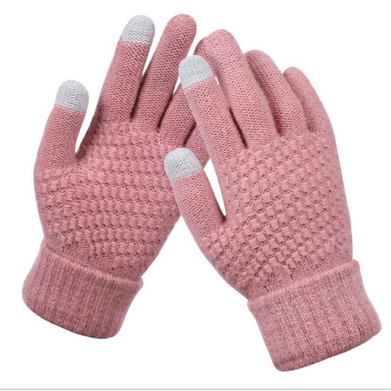 Womens Knitted Gloves Stylish Functional Fit