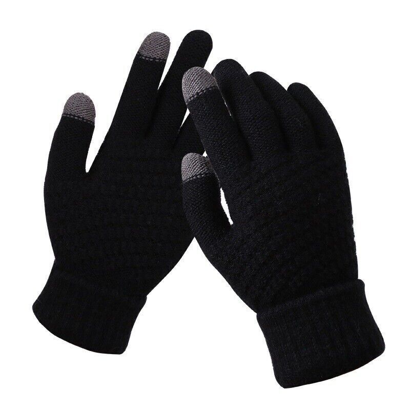 Womens Knitted Gloves Stylish Functional Fit - BritishMode