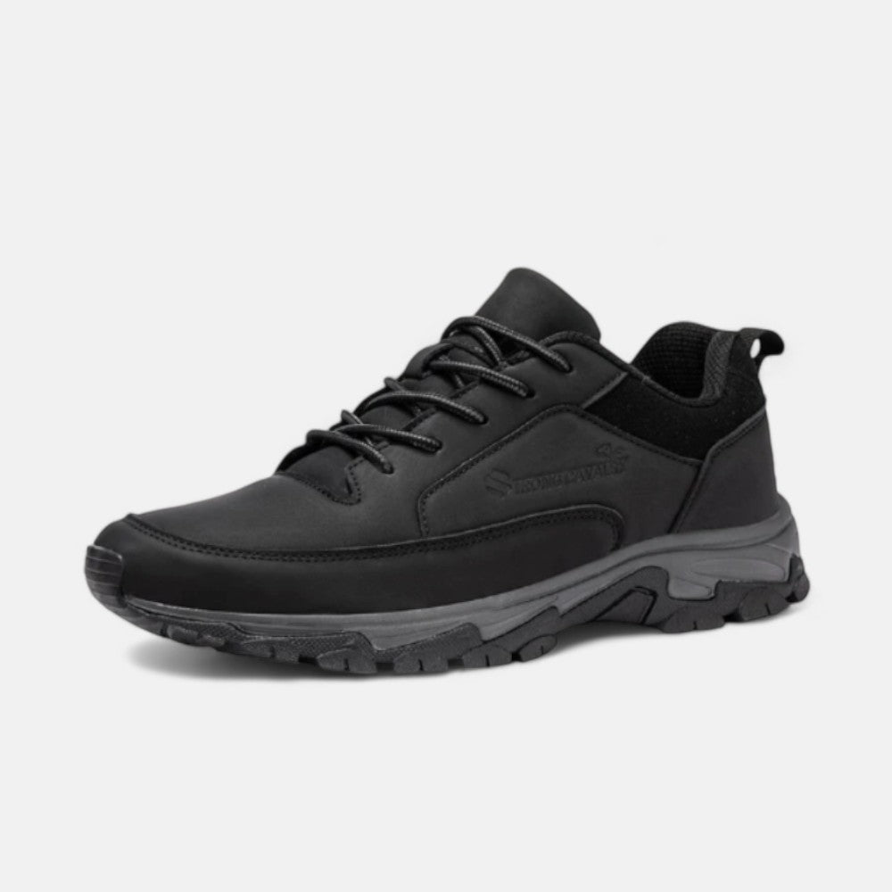 Mens Outdoor Hiking Shoe Breathable Mesh Leather - BritishMode