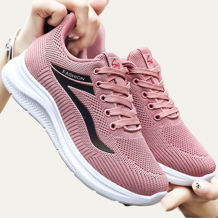 Mens Athletic Running Shoe Lightweight Knit Upper