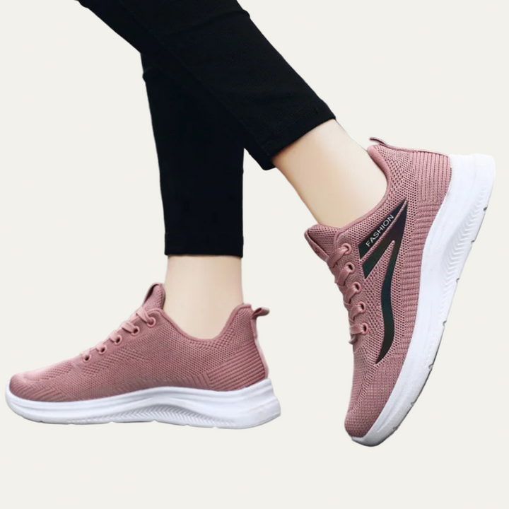 Mens Athletic Running Shoe Lightweight Knit Upper