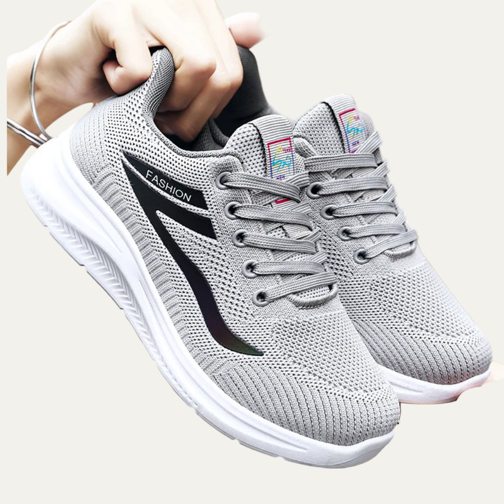 Mens Athletic Running Shoe Lightweight Knit Upper