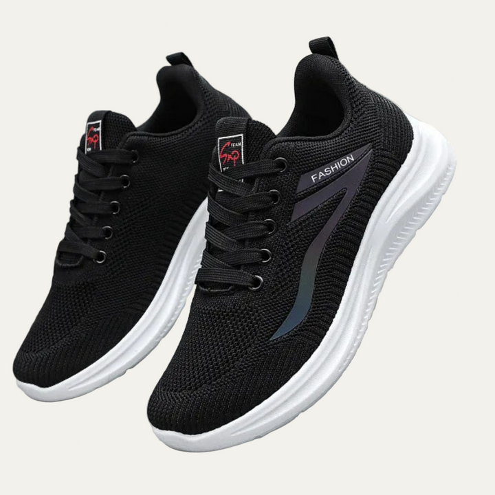 Mens Athletic Running Shoe Lightweight Knit Upper