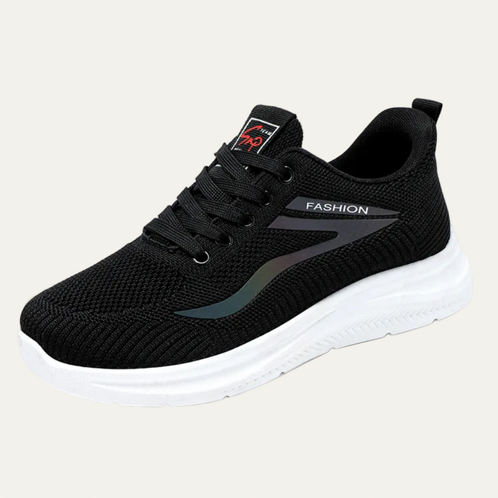 Mens Athletic Running Shoe Lightweight Knit Upper - BritishMode