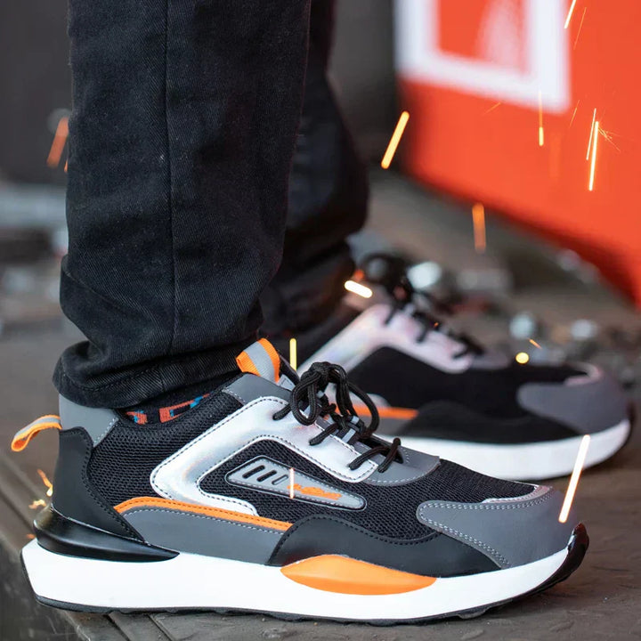 Mens Athletic Sneakers Mesh Layered Modern Style
