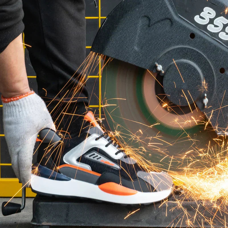 Mens Athletic Sneakers Mesh Layered Modern Style