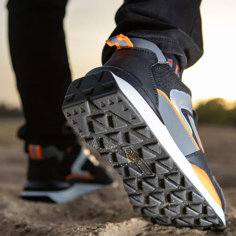 Mens Athletic Sneakers Mesh Layered Modern Style