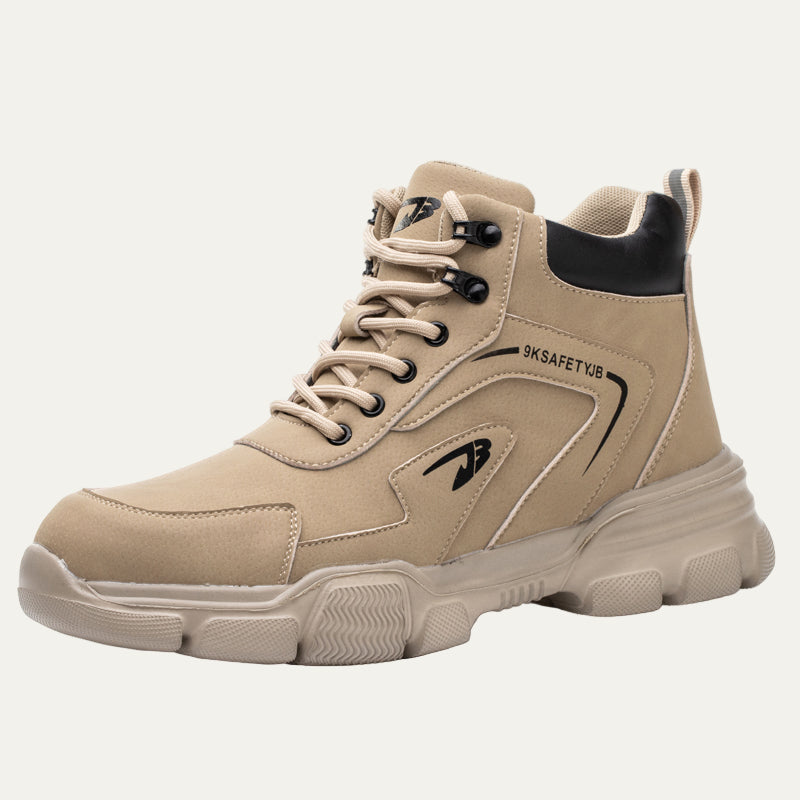 Mens Work Boots Fur Lined High Top Cold Weather
