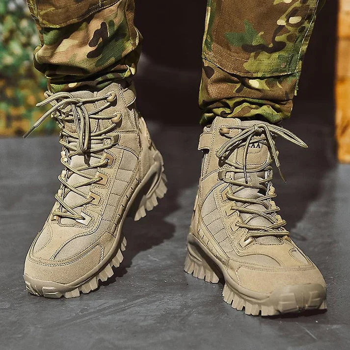 Mens Tactical Work Boots Durable High Cut - BritishMode