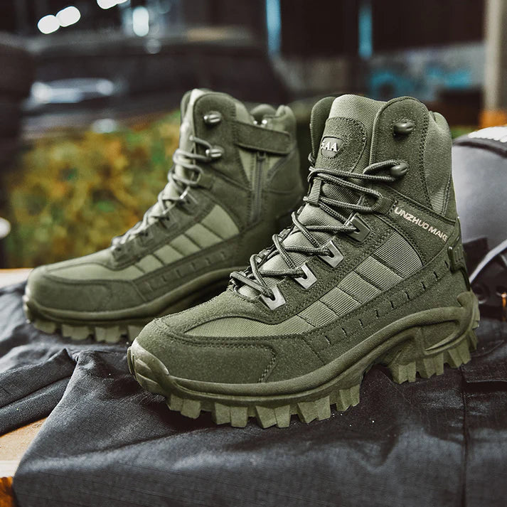 Mens Tactical Work Boots Durable High Cut