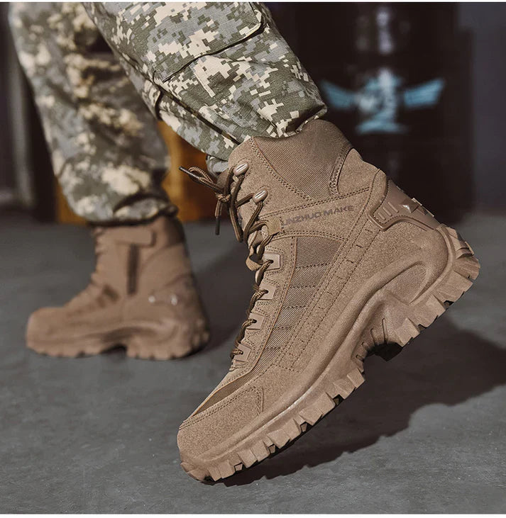 Mens Tactical Work Boots Durable High Cut