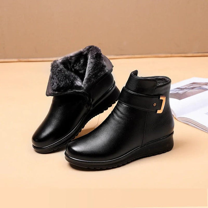 Womens Ankle Boots Warm Insulated Winter - BritishMode